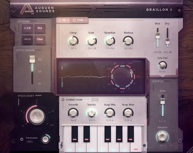 Graillon 3 plugin interface