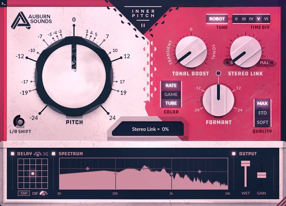 Inner Pitch 2 plugin interface