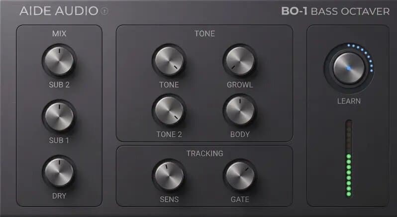 BO-1 Bass Octaver plugin interface