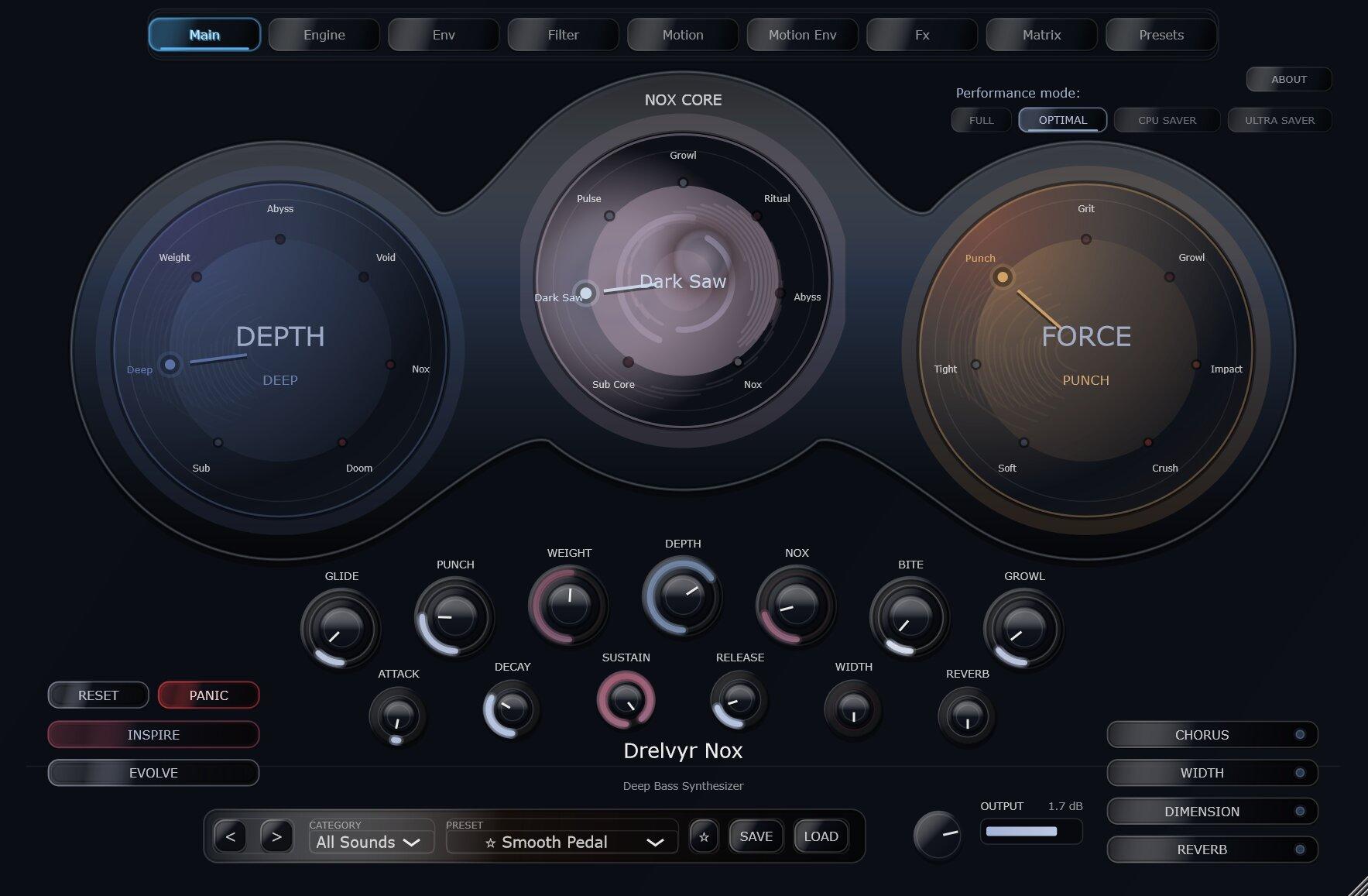 Drelvyr Nox plugin interface
