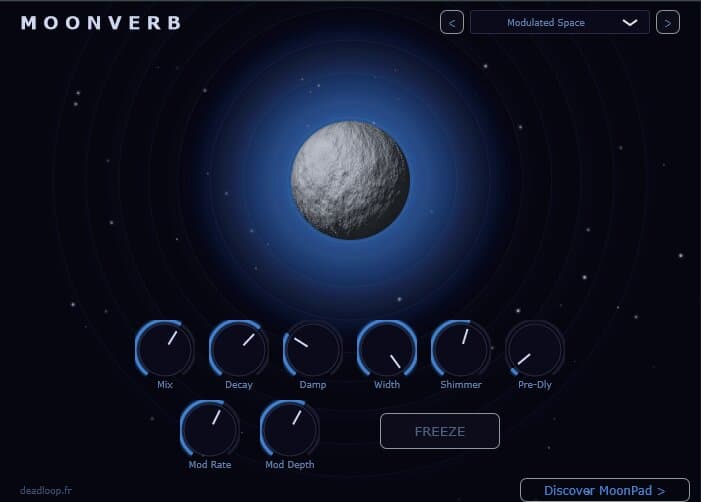 MoonVerb plugin interface