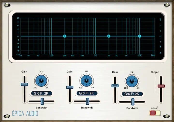 Trinity EQ plugin interface