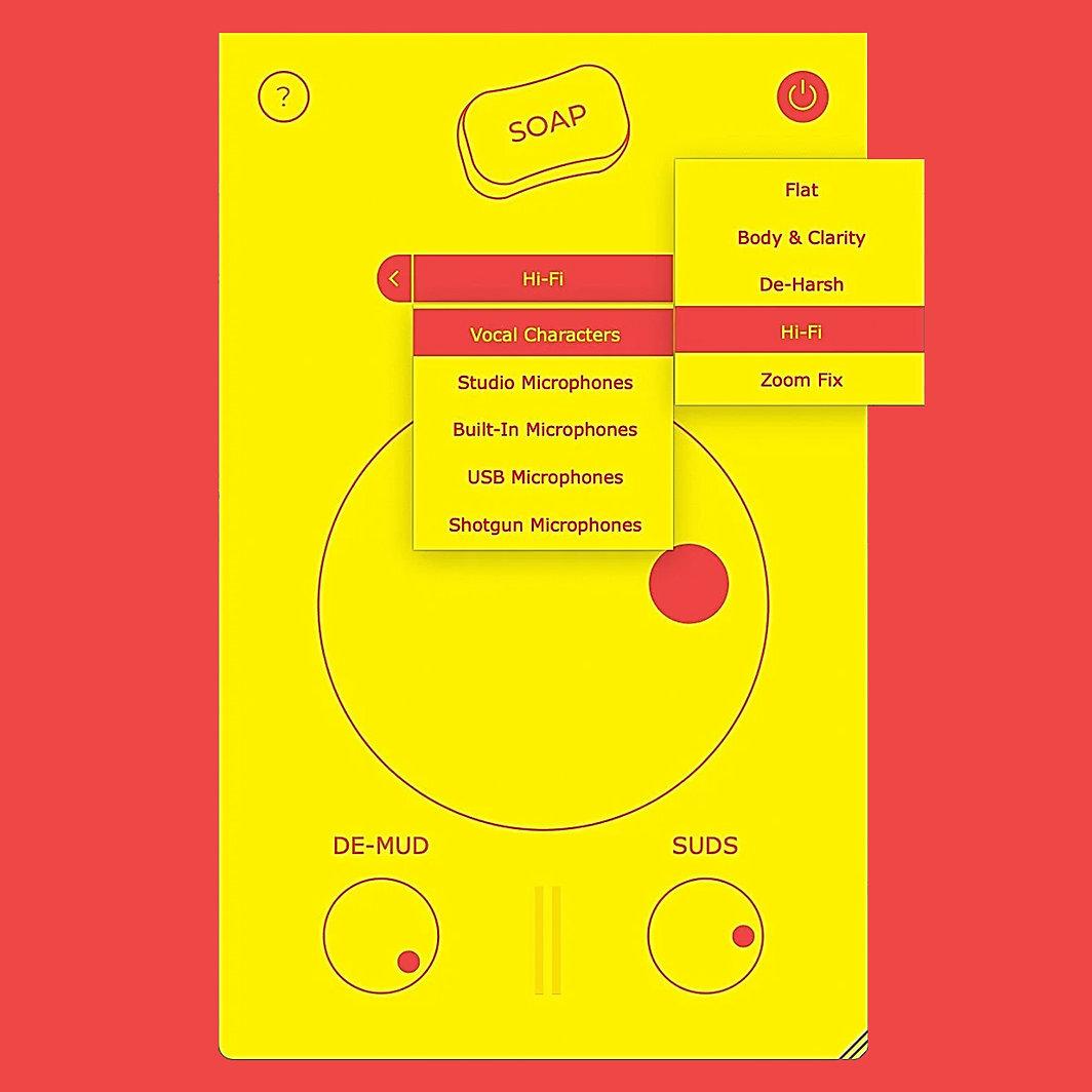 Soap Voice Cleaner plugin interface