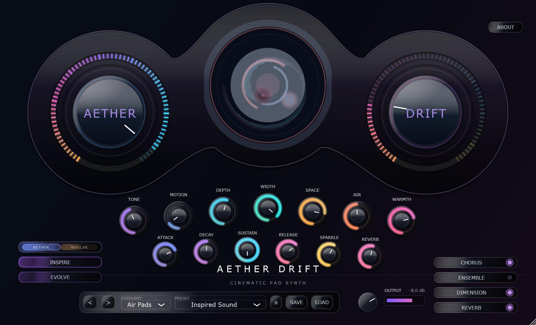 Aether Drift plugin interface
