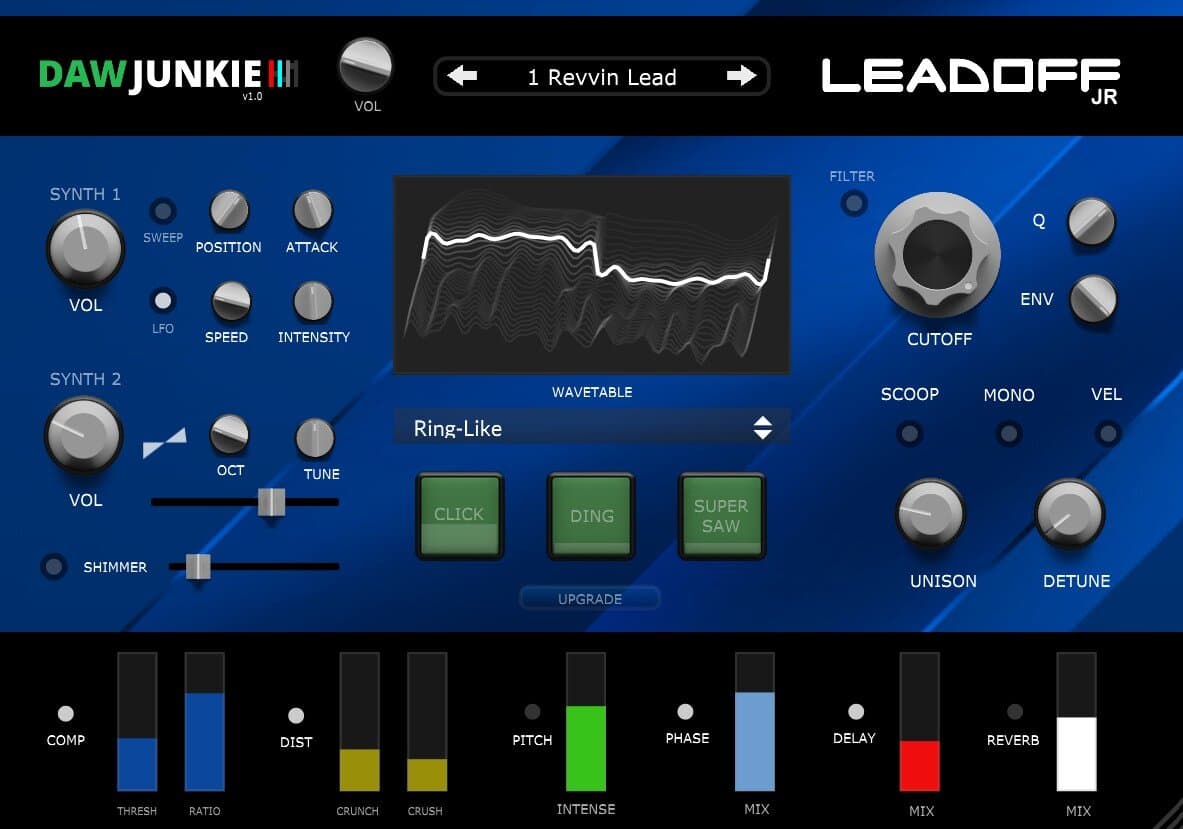 LeadOff Jr plugin interface