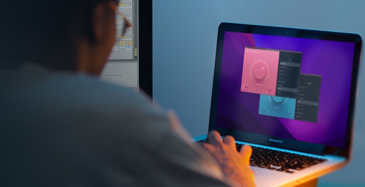 LANDR FX plugins in a studio setting