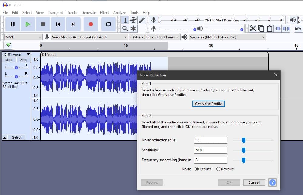 It happens to everyone! But Audacity can remove background noise, including electrical hum, from a recording that’s turned out less than great