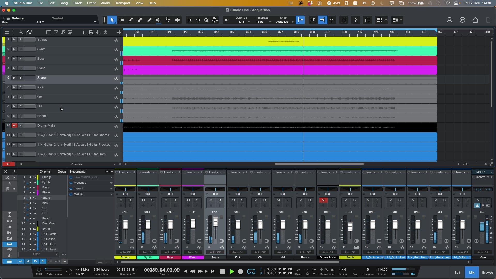 Take an initial listen and assess the mix in its basic form. Some will want to take notes, others will want to simply listen