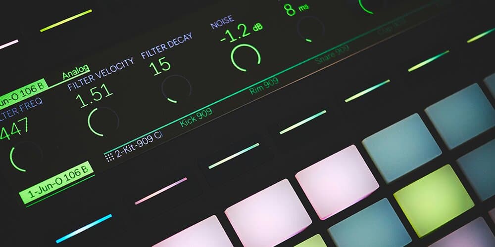 Physical MIDI controllers with knobs and sliders can be mapped to different CCs