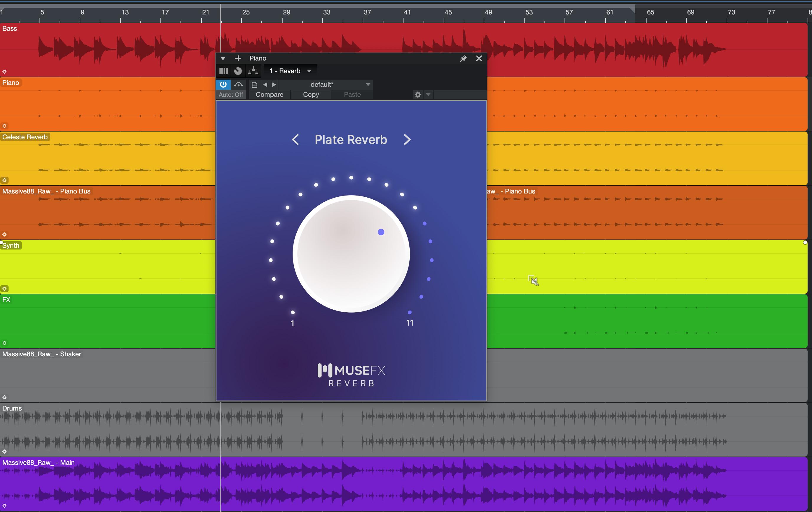 MuseFX Reverb completely free and offers plate reverb alongside other types